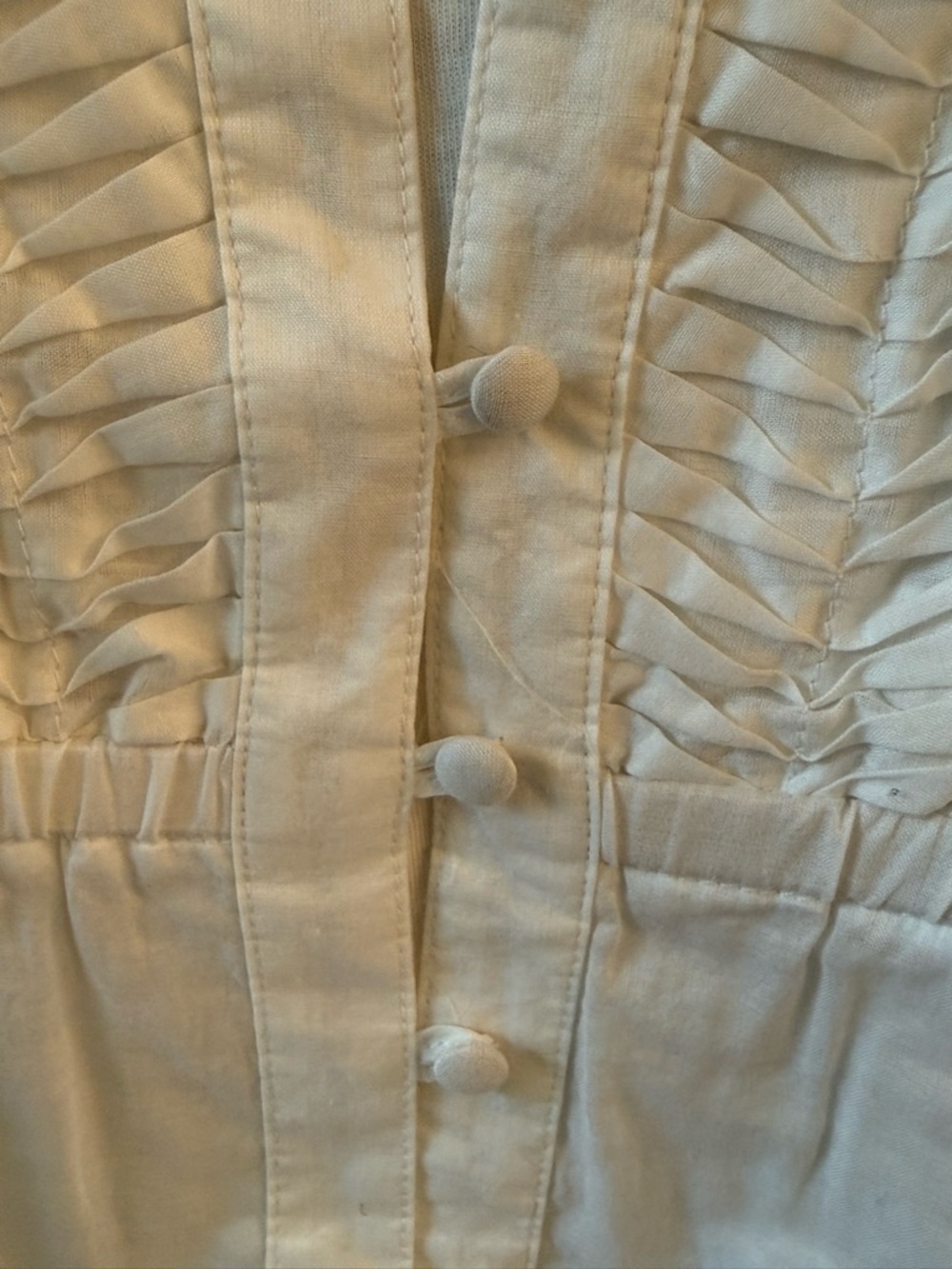 Sonoma Women’s White Cotton Button Front Blouse Size L NEW - Picture 7 of 14